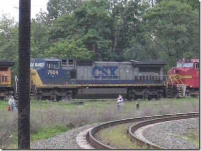 IMG_6312 CSX C40-8W #7904 at Peninsula Jct May 12, 2007