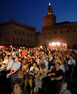 Outdoor Movies Piazza Maggiore Bologna Italy