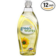 Greenworks Natural Dishwashing Liquid Simply Lemon, 22-Fluid Ounce Bottles