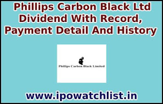 Phillips Carbon Black Dividend