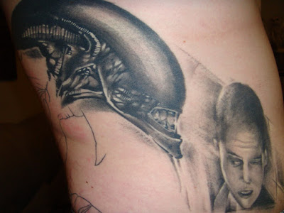 Venetian Tattoo Gathering : Tattoos : Movie : Alien's Facehugger