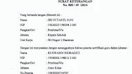 Contoh Surat Resmi Sekolah Pengambilan Raport