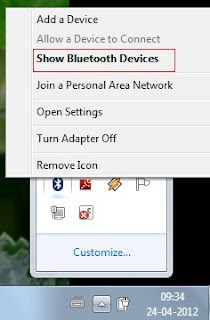 Show Bluetooth Devices