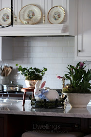 Farmhouse Kitchen Spring Vignette