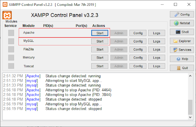 xampp-Arduino-Mysql