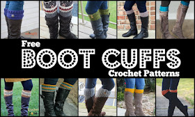 10 Free Boot Cuffs Crochet Patterns