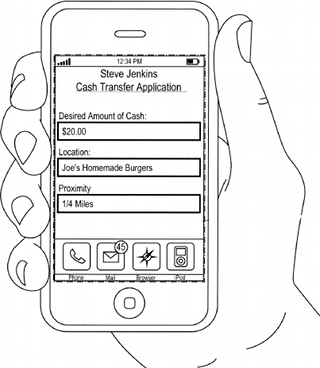 Illustration du brevet déposé par Apple