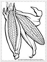 corn coloring pages printable