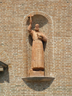 The statue of St Lawrence at the Convent of Capuchin Friars in Rovigo