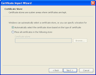 Certificate Import Wizard