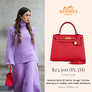 Hermes Kelly 25 Sellier Rouge Tomate Red Epsom Leather Bag Gold