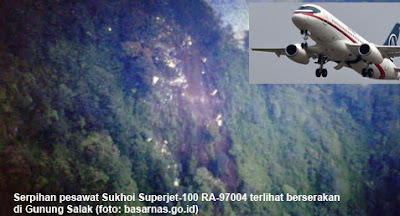 Sukhoi Superjet 100 Crashes in Indonesia Video