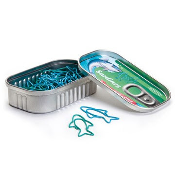 Sardine Fish Shaped Paper Clips