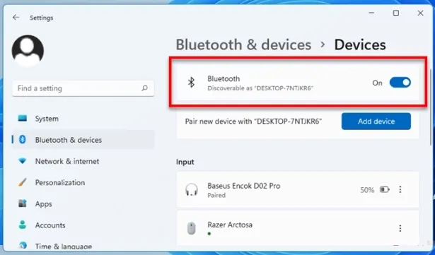 نقل الملفات من الهاتف الى الكمبيوتر و العكس بدون كابل عن طريق Bluetooth