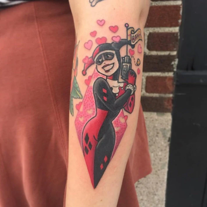 vemos tatuajes de harley quinn