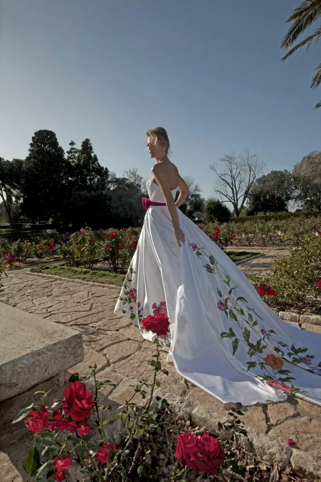 Wedding Couture by Dany Mizrachi: Tiered Gowns, Intricate Beading - Model: Kasia Swan (Elite Models Israel)