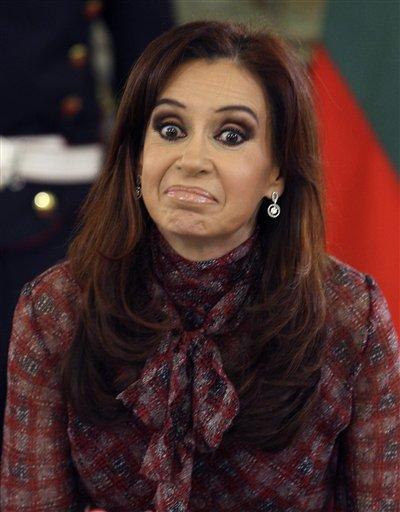 The Argentine government headed by Cristina Fernandez de Kirchner who took 