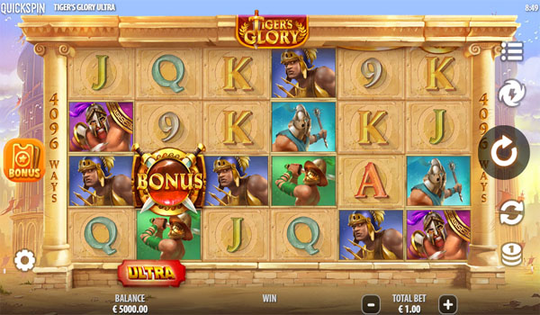 Main Gratis Slot Indonesia - Tiger's Glory Ultra Quickspin