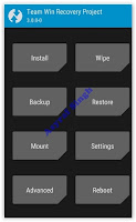 twrp menu - Samsung Galaxy J3 (2016)