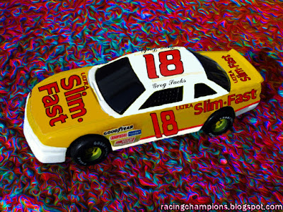 Greg Sacks #18 Slim Fast Racing Champions 1/64 NASCAR diecast blog Jay Fogleman 