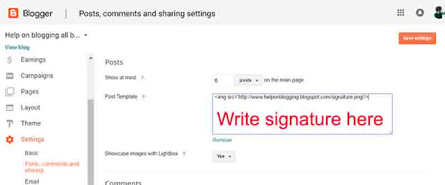  There is an selection that nosotros tin sack purpose for adding a signature How To Add H5N1 Signature To Blogger Post In Just H5N1 Few Minutes