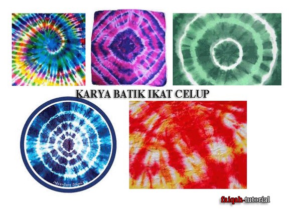 Membuat Karya Batik Ikat Celup  Berbagi Tutorial