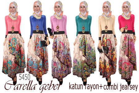 Model Baju  Gamis Modern  Terbaru 2013 