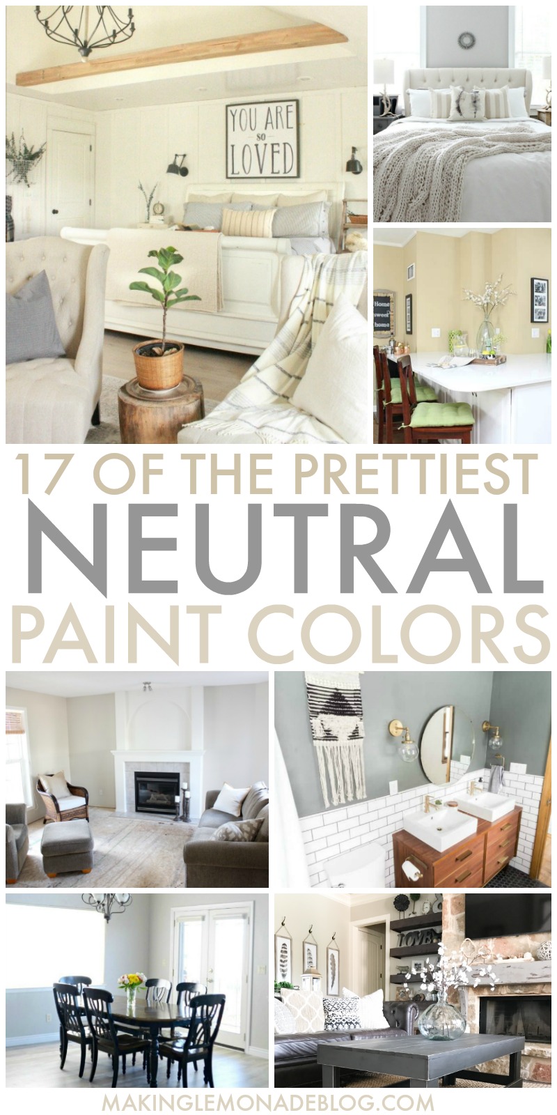 Prettiest Neutral Paint Colors