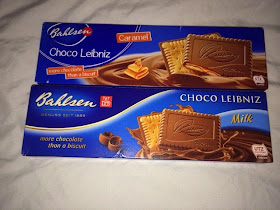 two packs Bahlsen biscuits 