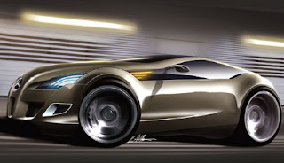 Type design modern famous Futuristic concept car 