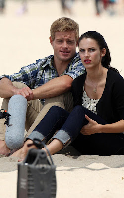  Jessica Lowndes and Trevor Donovan hot kiss photo