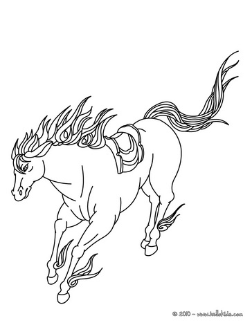 Horse Coloring Sheets on Horse Coloring Pages For Animal Lovers