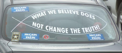 McCain-Palin/NRA/What we believe does not change the truth!