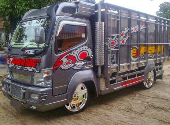 modifikasi truk canter