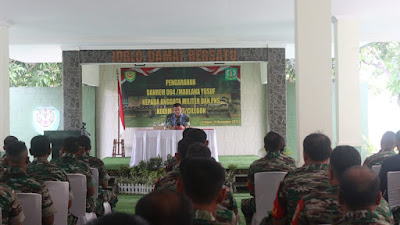 Kunjungi Kodim 0623/Cilegon, Brigjen TNI Fierman Sjafirial Agustus Perkenalkan Diri Kepada Prajurit dan PNS