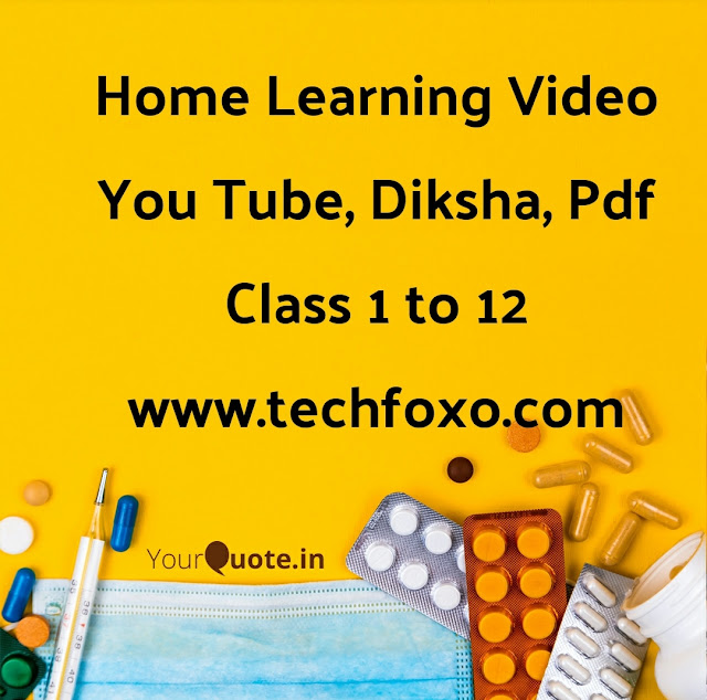 20-11-2020 GCERT Home Learning You Tube, Diksha Video