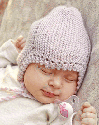 В'язана шапочка для малюка «Lullaby» від Drops Design спиці