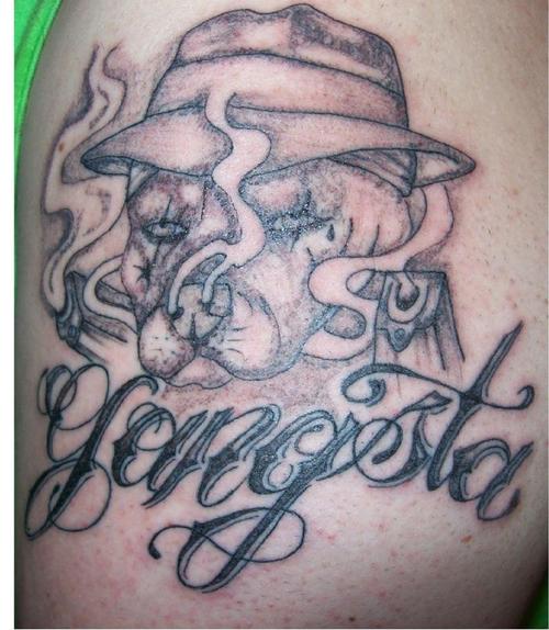 tattoo about gangster