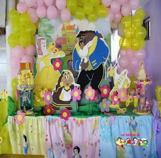 Kids Party Decoration Beauty and the Beast