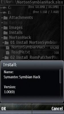 Symantec Symbian Hack