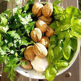 french village diaries recipes pesto walnuts