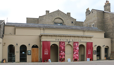The entrance to the Theatre Royal, Bury St Edmunds