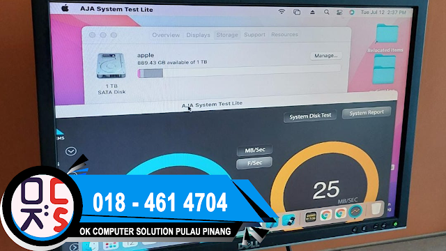 SOLVED : KEDAI MAC MINI KULIM | MAC MINI A1347 | HANG & SLOW | UPGRADE SSD 240GB