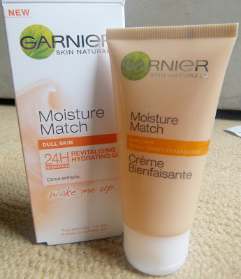 Garnier skincare, Garnier Moisture Match Moisturiser, Garnier Wake Me Up Revitalising Hydrating Gel