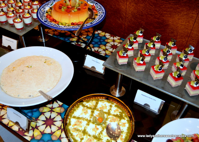 desserts at Dusit Thani Iftar