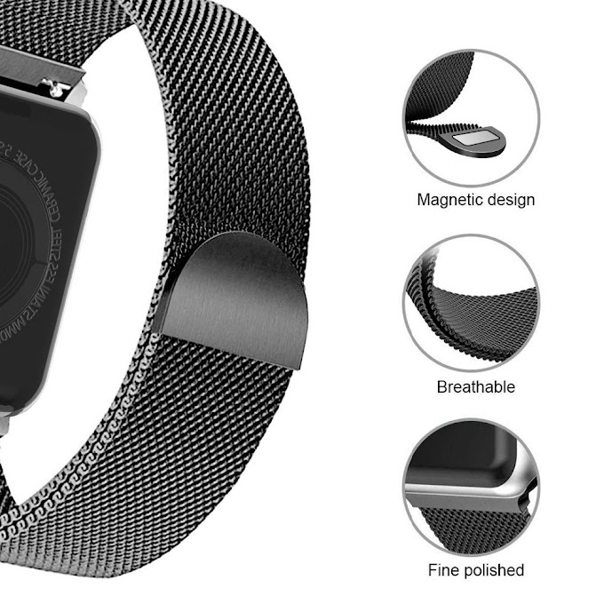 Dây đeo thay thế bằng thép không gỉ có khóa nam châm cho Iwatch 1/2/3/4 (38/40/42/44mm)