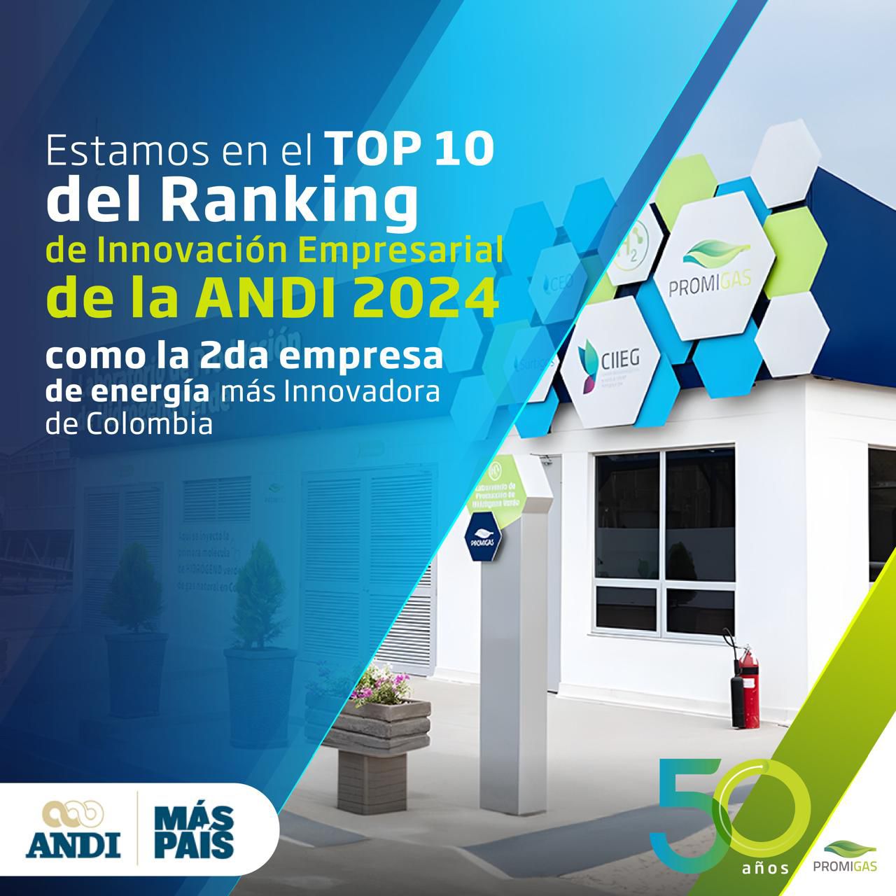https://www.notasrosas.com/PROmigas en el TOP 10 del Ranking de la Andi y segunda empresa de energía más innovadora de Colombia