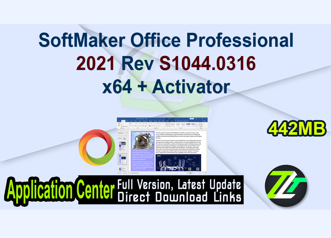 SoftMaker Office Professional 2021 Rev S1044.0316 x64 + Activator