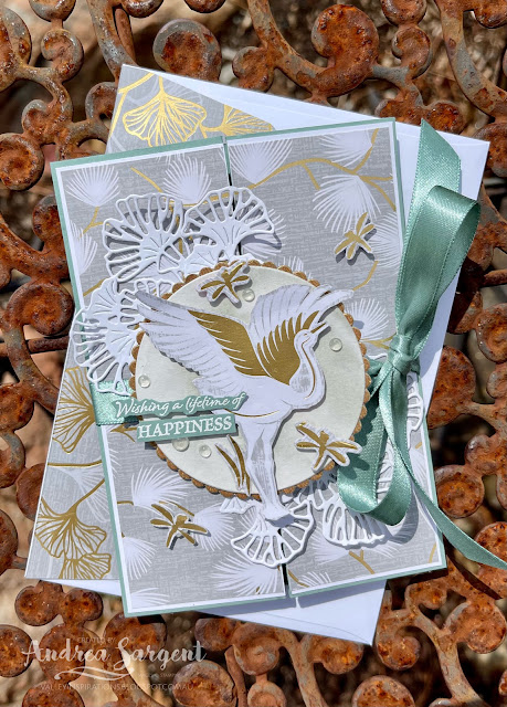 Send happiness to that special someone with a Crane of Fortune Bowl Gatefold card.