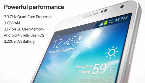 Galaxy Note 3 - Mais potente